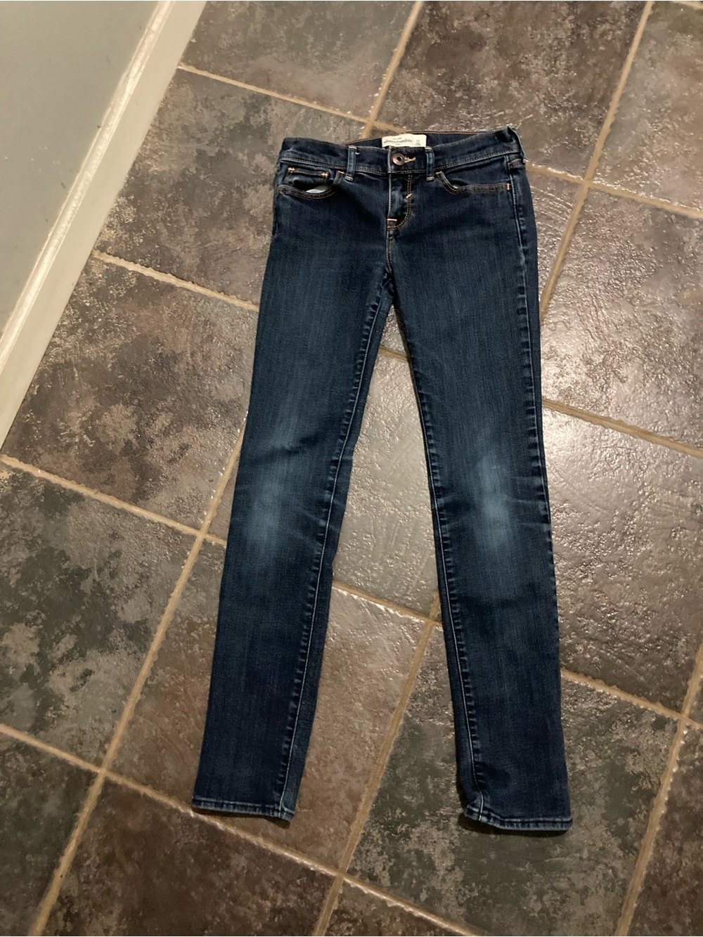 Abercrombie Kids Dark Wash Skinny Jeans Girls Size 14